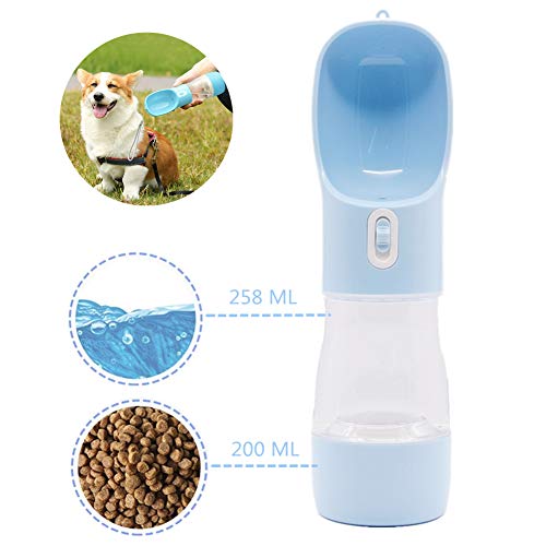 Dog Travel Water Bottle,Portable Dog Water Bottle Pet Drinking Bottle Drink Cup Dish