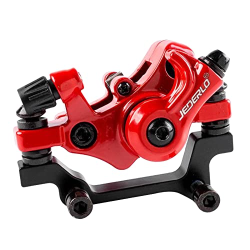 rockible Solid Bike Disc Brake Caliper R160/F180 Calipers, Red R160 F180