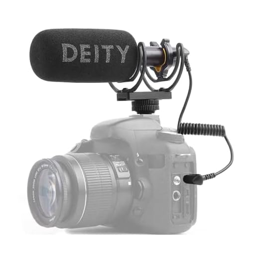 Deity V-Mic D3 Schrotflintenmikrofon, Super-Nierencharakteristik, mit Mikrofon, Deadcat-Windschutzscheibe, Rycote Shockmount für DSLRs, Recorder, Camcorder, Smartphones