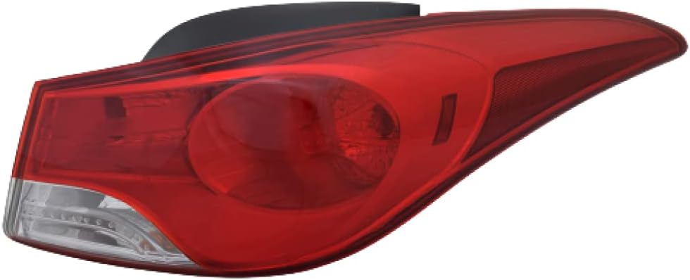 KarParts360 For Hyundai Elantra Sedan Outer Tail Light 2011 2012 2013 Passenger Side For HY2805119 | 92402-3Y000