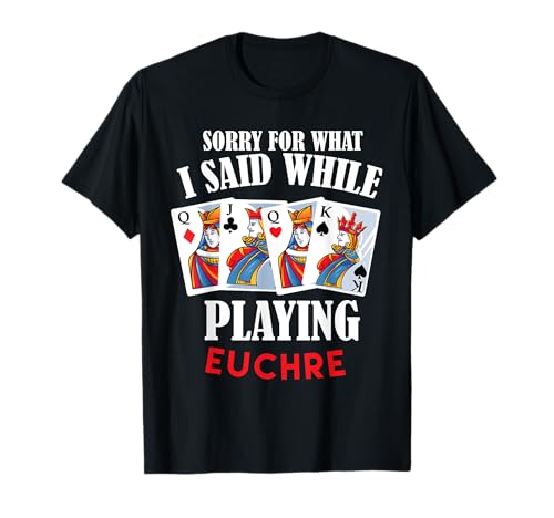 Euchre Player - Diseño divertido del juego de cartas Euchre Camiseta