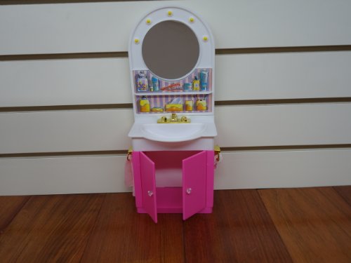 My Fancy Life Washroom Doll's Furniture Play Set For 12" Fashion Doll #TOP2