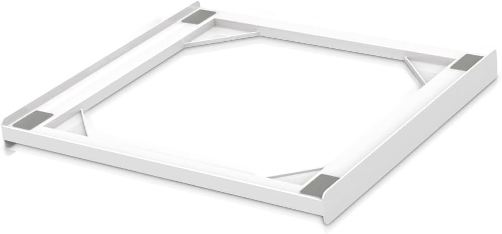 Xavax"Basic" Intermediate Frame for Washing Machines/Dryers, Plastic | White