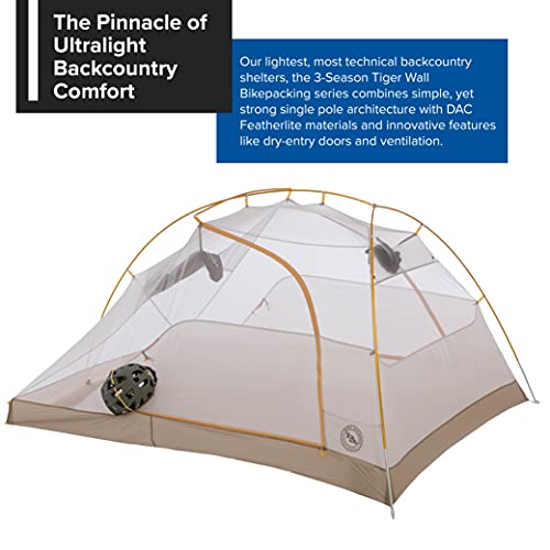 Big Agnes Tiger Wall Ul3 Ultralight Bikepacking Tent With Uv-Resistant Solution Dyed Fabric #TOP1