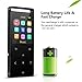 MP3 Player 64GB with Bluetooth Sport Armband,FM Record,Shuffle Play,Line-in rip Music,Voice Record,HiFi,Multifunction,Metal Shell