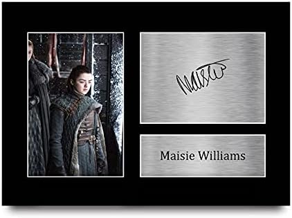 HWC Trading Maisie Williams A4 Printed Autograph Arya Stark Game of Thrones Print Photo Picture Display