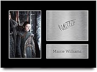 HWC Trading Maisie Williams A4 Printed Autograph Arya Stark Game of Thrones Print Photo Picture Display