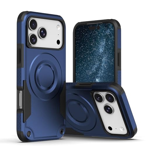 Étui magnétique iPhone 17 Air bleu : housse de protection antichoc et anti-dérapante