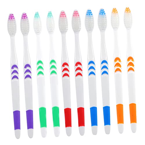 SOPOTUTU Spazzolino Da Denti Usa e Getta Da Viaggio, Set Da 30 Pezzi Setole Colorate Morbide, Spazzolino Manuale Leggero Per Hotel e Attività Outdoor