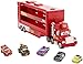Cars- CAMION Mack MINIRACER Incluye 5 MINIS Capacidad para 16, Multicolor (Mattel GWN55)