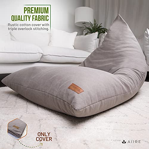 Aiire Sitzsack XXL Bezug für Kuschelecke - Riesen Sitzsäcke Liege Design ohne Füllung für Erwachsene und Jungen… – Bild 3