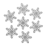 STAHAD 30個 雪結晶ヘアピン手作り飾りキラキラフレークヘアアクセサリー 用衣装用フレークヘアクリップバッグ装飾用