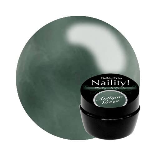 Naility ジェルネイルカラー 451 アンティークグリーン 4g