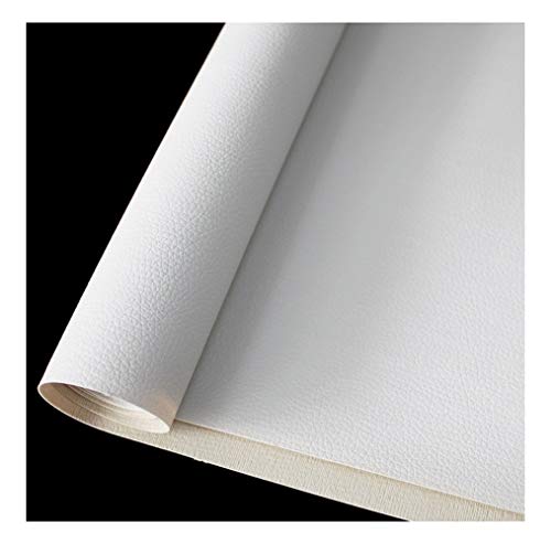 Matière imitation cuir blanche résistante pour mobilier