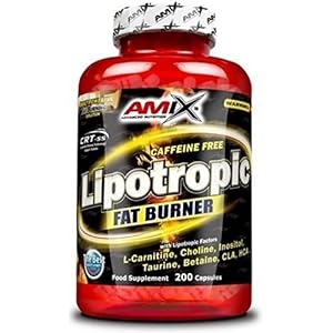 AMIX – Suplemento Deportivo – Lipotropic Fat Burner en Formato de 200 Cápsulas – Gran Aporte de Energía y Mejora la Resistencia – Acelera el Metabolismo