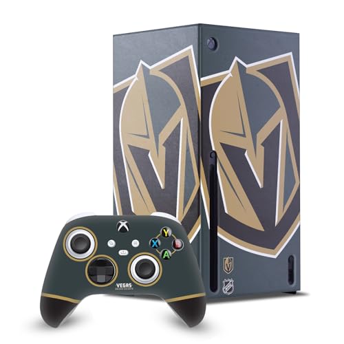 Skin Xbox Series X Vegas Golden Knights Head Case Designs