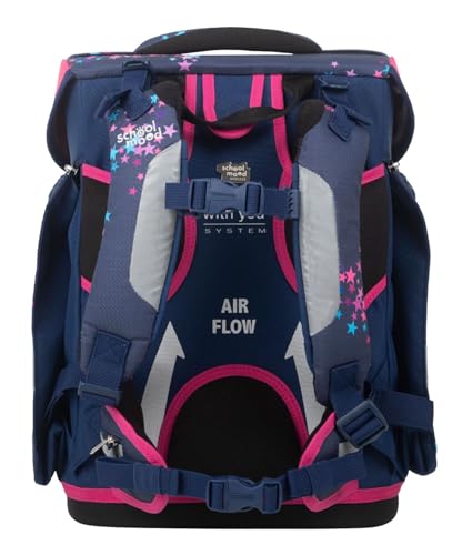 SCHOOL-MOOD Schulranzenset Champion Maxx Leni (Hund) 7-teilig Grundschule Schulrucksack Schulranzen