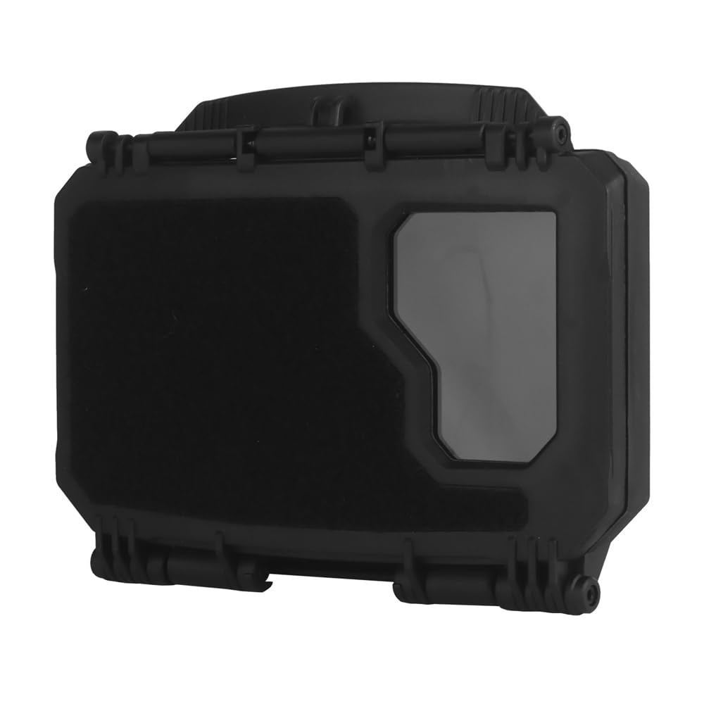 Grand étui tactique MOLLE pour écrans de 6 à 17 cm, support de poitrine pour téléphone portable avec fenêtre de visualisation pour navigation cartographique, airsoft, chasse, gilet, plaque de