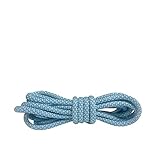 VASGO Sport Round Shoe Laces Reflective for Casual Trainer Sneaker 10 Different Lengths 12 Colors (39 inches / 100 cm, Sky Blue)