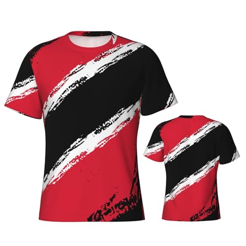 T-Shirt Homme Trinité-et-Tobago manche courte vêtement de gym et entraînement