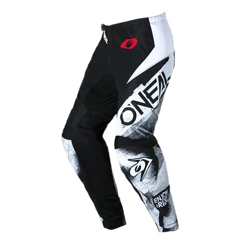 O'NEAL Element MX - Pantalón para hombre, color negro/blanco, talla 32