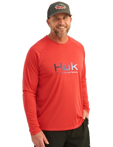 Image of HUK Men's Pursuit Vented Long Sleeve Fishing Shirt (+30 UPF)