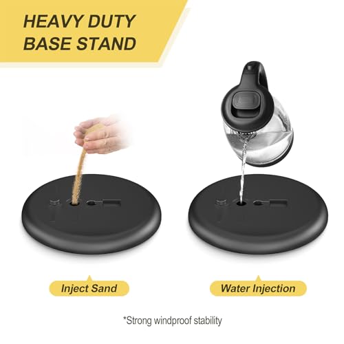 Relx Sign Holder Stand 8.5x11 inch - Adjustable Floor Standing Sign Holder - Signage Stand with Snap-Open Frame Display for Malls,Schools,Restaurants