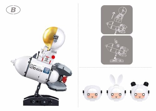 Jeu de construction Sluban Astronaute Maro M38-P8001 maquette espace