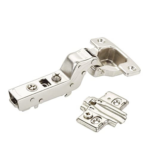 SOTECH Charnière à boîtier MASTER T52 Butée intérieure 110° avec amortisseur et plaque transversale à Réglage excentrique