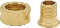 Vista 38 de Hooshing Adaptador giratorio de manguera de jardín de latón 3/4 "GHT a 1" NPT hembra a hembra conector de tuberías
