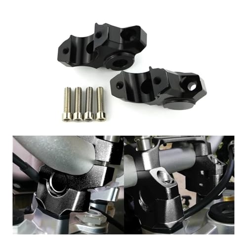 Abrazadera elevadora manillar de aluminio mecanizado para XSR900 y MT10 2