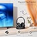 LEVN Wireless Headphones for TV Watching, TV Headphones Wireless for Seniors with Transmitter Charging Base, Hearing-impaired, No Audio Delay Blutooth 5.2, Plug and Play, Gifts for Elderly