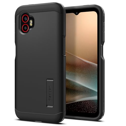 Spigen Tough Armor �P�[�X Samsung Galaxy Xcover 7 Pro�Ή� - �u���b�N