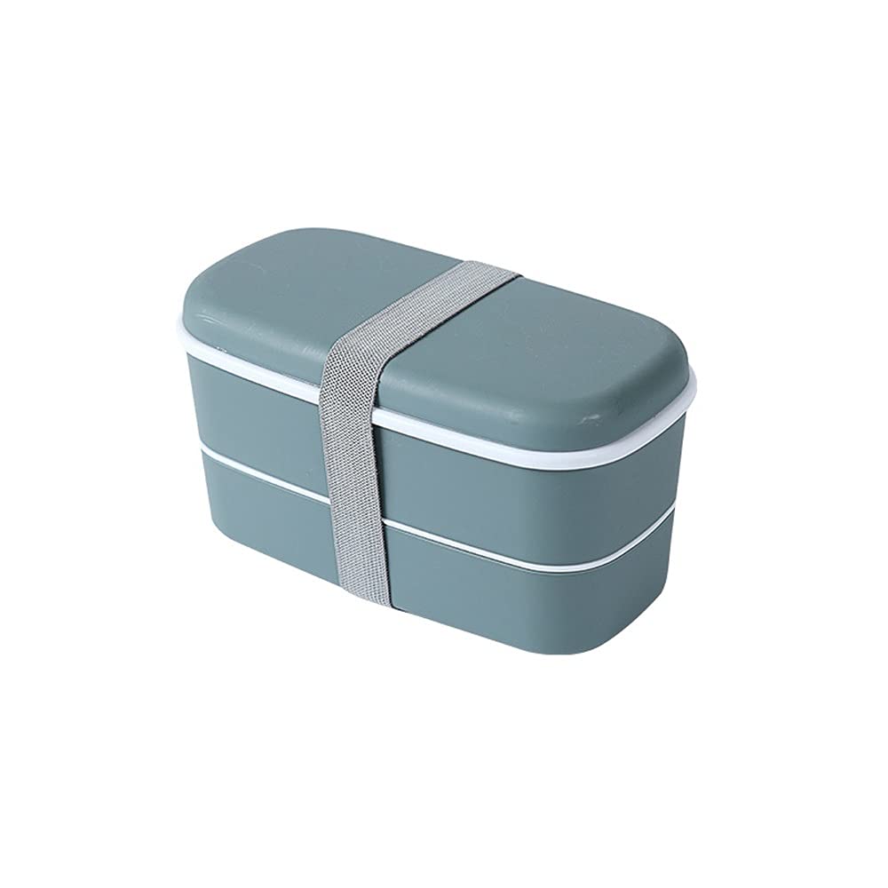 Refrigerador de Alimentos de Material plástico Caja de Mantenimiento Fresco Fiambrera para niños de Doble Capa (C)