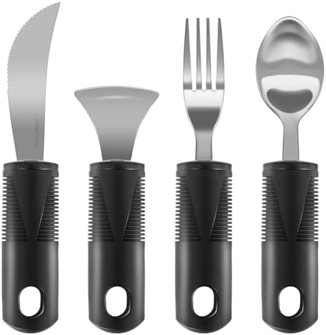 Adaptive Utensils, Weighted Utensils for Hand Tremors, Utensils f...