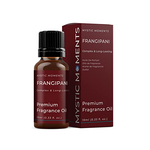 Mystic Moments | Frangipani Fragrance Oil 10ml | Exotic Floral Aroma | Sweet Tropical Scent for Candles Soap & Home Fragrance