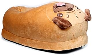 Puckator SLIP37 Mopps Pug Slippers (Unisex One Size)