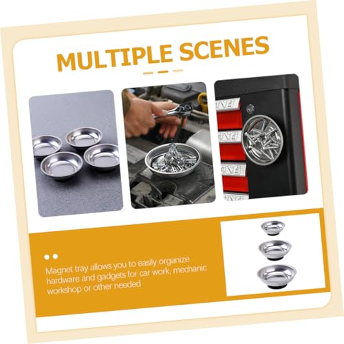 Bandeja magnética para piezas ideal para reparaciones del motor en el garaje de casa 5