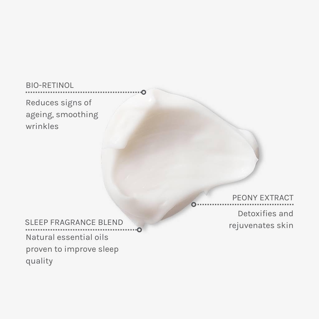 Evolve Organic Beauty - Nightly Renew Facial Cream | Nourish, Smooth, Plump, Refresh | Bio Retinol, Peony, Natural Essential Oil Blend | Small Batch, Vegan Clean Beauty (2 oz | 60 ml) Package May Vary
