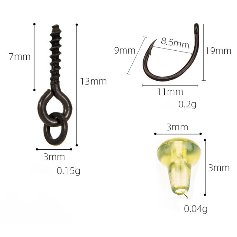 Kit de Accesorios para Pesca de Carpa 30 Piezas miniatura 2
