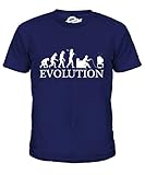 Candymix Gamer Evolution of Man - Camiseta unisex para niños