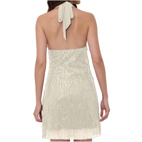 Image of women'Lace Tassels mini Dress Slip Sleeveless Party Club Dress