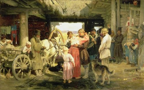Toile murale abstraite salon Ilya Efimovich Repin 60x90