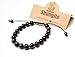 Shungite Bracelet Shungite Stones Shungite Round Beads Handmade Stretch Healing Crystal Protection Jewelry for Men Women (Braided Bracelet 8mm)
