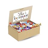 MIX CHOCOLATÉ | Assortiment de Bonbons au Chocolat Kinder, Célébrations, Milka, Daim | Plus de 760g de Friandises emballées individuellement à partager