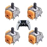 Heyung 4 Pcs Hall Effect Joystick for PS5 Controller,Hall Effect Sticks Replacement,Anti Stick Drift 3D Analog Sensor Joystick