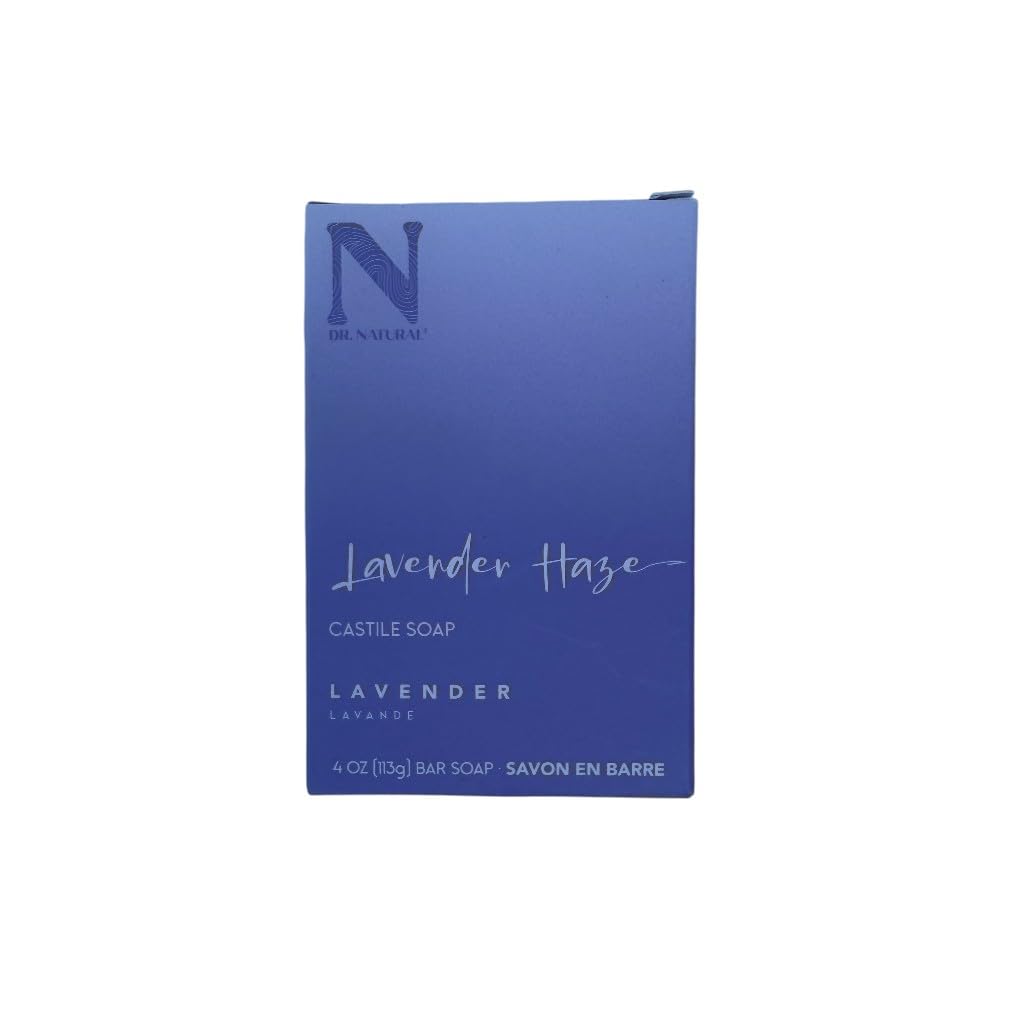 Plant-Based Castile Soap Collection Lavender Haze Almond Arctic Mint Natural Moisturizing Bar Soap for Relaxation Refreshment Nourishment Lavender