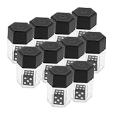 Toyvian 10pièces Dés Truqués Amusants pour Fêtes Et Spectacles Kit De...