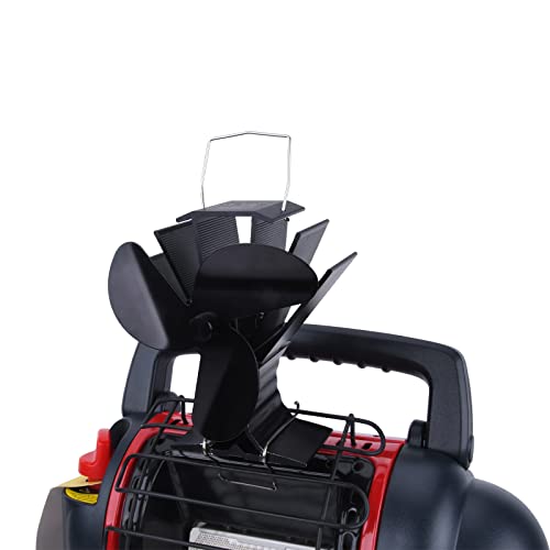 Foedo Fireplace Fan, 3 Blades Heat Powered Stove Fan For Wood/Log Burner/Fireplace, Cocoon Fan, Efficiently Circulates Warm Air, Suitable For Portable Heater(With Easy Installation Accessories) #TOP7