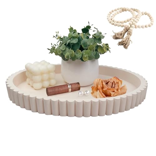 Vomktvcsr Oval Decorative Tray for Coffee Table Décor 13